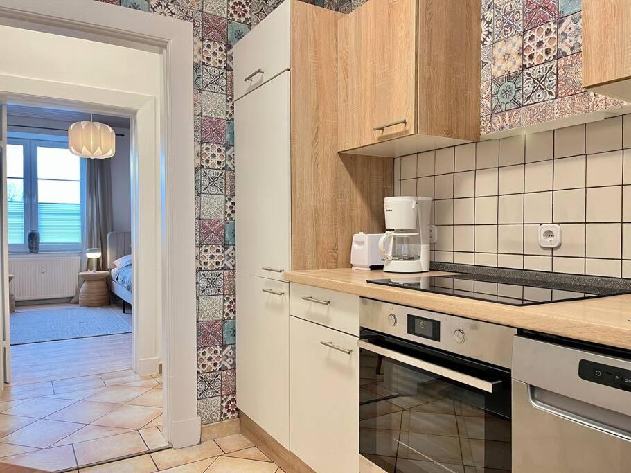 Apartment Perlmutt Mit Balkon 후줌 외부 사진