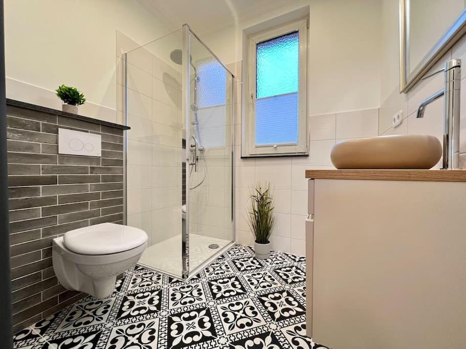 Apartment Perlmutt Mit Balkon 후줌 외부 사진